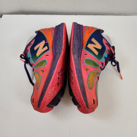 New Balance 890 V3 Womens Running Shoes Multicolor Rainbow Neon Size 6.5 Sneaker - Picture 6 of 10